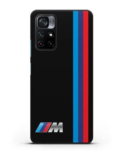 Чехол BMW M Perfomance силиконовый для Xiaomi Poco M4 Pro 5G