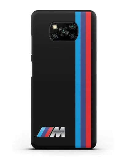 Чехол BMW M Perfomance силиконовый для Xiaomi Poco X3