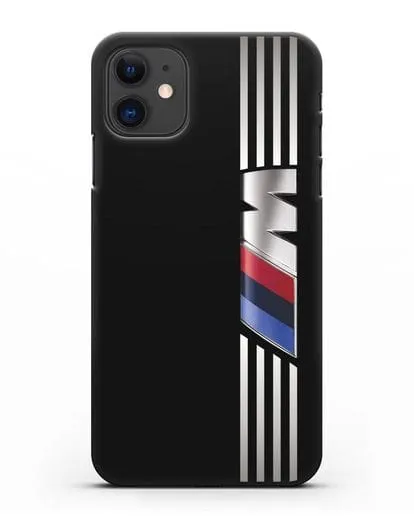 Чехол с символикой BMW M серия силиконовый для iPhone 11