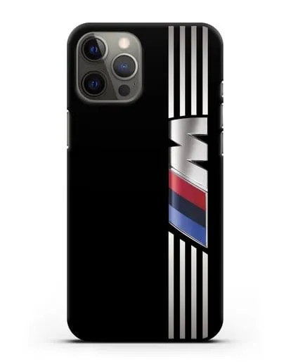Чехол с символикой BMW M серия силиконовый для iPhone 12 Pro Max