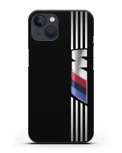 Чехол с символикой BMW M серия силиконовый для iPhone 13