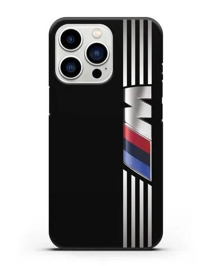 Чехол с символикой BMW M серия силиконовый для iPhone 13 Pro