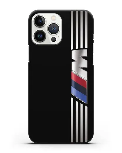Чехол с символикой BMW M серия силиконовый для iPhone 13 Pro Max