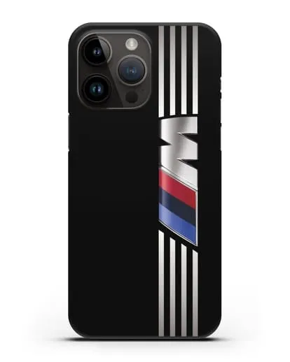 Чехол с символикой BMW M серия силиконовый для iPhone 14 Pro Max