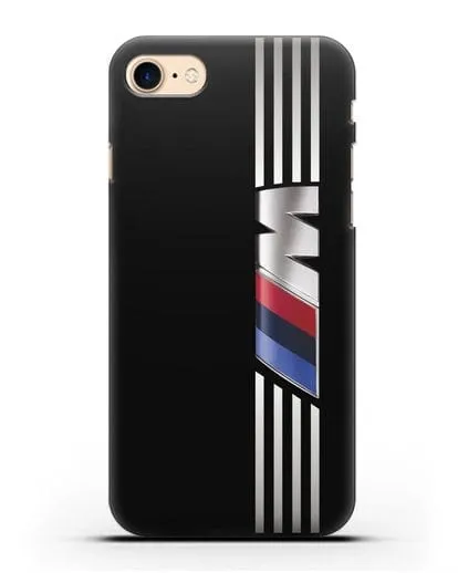 Чехол с символикой BMW M серия силиконовый для iPhone 7
