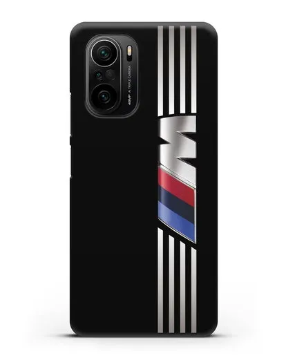 Чехол с символикой BMW M серия силиконовый для Xiaomi Poco F3