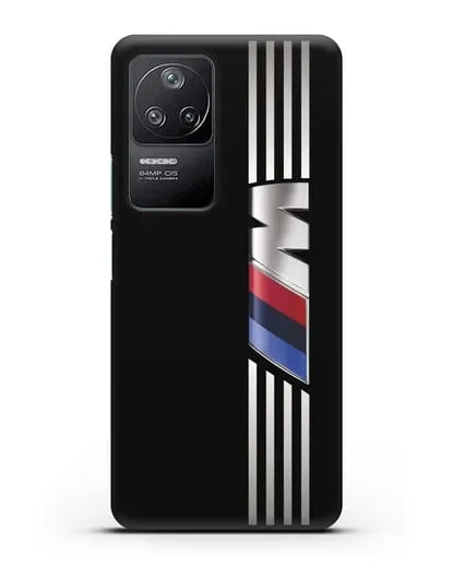 Чехол с символикой BMW M серия силиконовый для Xiaomi Poco F4