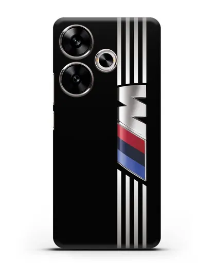 Чехол с символикой BMW M серия силиконовый для Xiaomi Poco F6