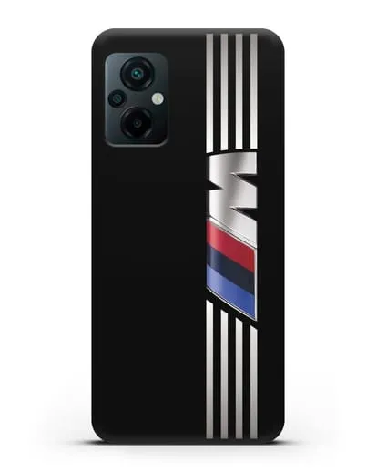 Чехол с символикой BMW M серия силиконовый для Xiaomi Poco M5