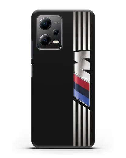 Чехол с символикой BMW M серия силиконовый для Xiaomi Poco X5