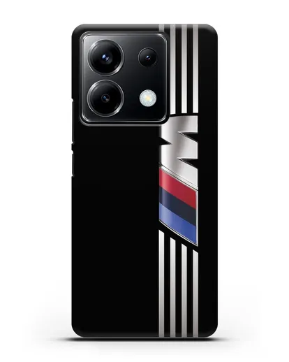 Чехол с символикой BMW M серия силиконовый для Xiaomi Poco X6