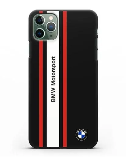 Чехол BMW Motorsport силиконовый для iPhone 11 Pro