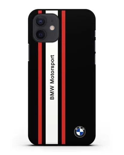 Чехол BMW Motorsport силиконовый для iPhone 12