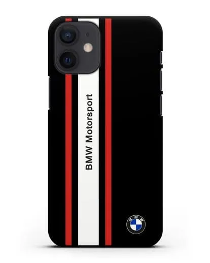 Чехол BMW Motorsport силиконовый для iPhone 12 mini