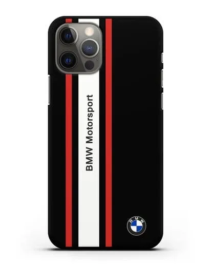 Чехол BMW Motorsport силиконовый для iPhone 12 Pro