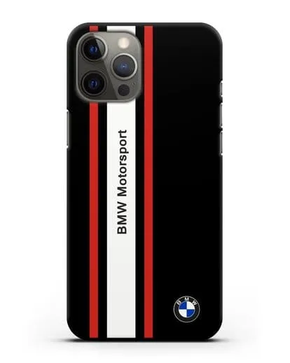 Чехол BMW Motorsport силиконовый для iPhone 12 Pro Max