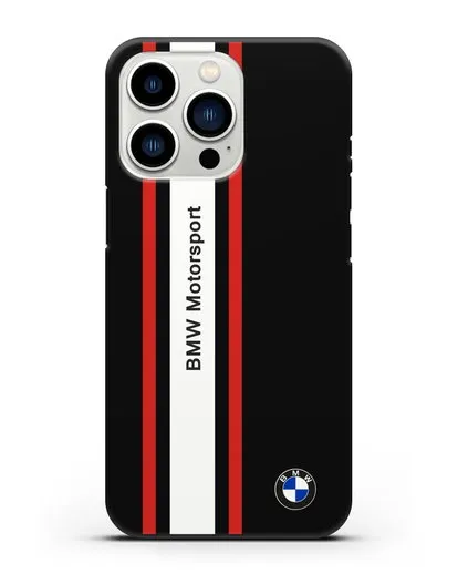Чехол BMW Motorsport силиконовый для iPhone 13 Pro