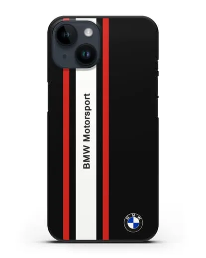 Чехол BMW Motorsport силиконовый для iPhone 14