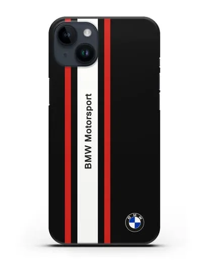 Чехол BMW Motorsport силиконовый для iPhone 14 Plus