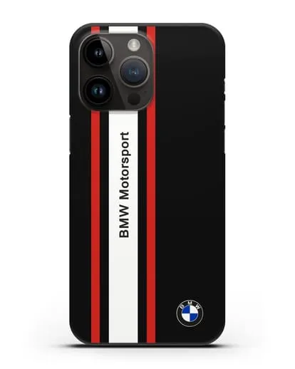 Чехол BMW Motorsport силиконовый для iPhone 14 Pro Max
