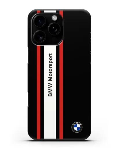 Чехол BMW Motorsport силиконовый для iPhone 16 Pro Max
