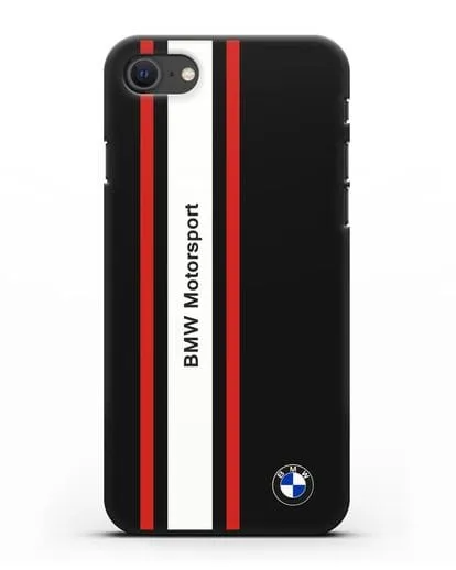 Чехол BMW Motorsport силиконовый для iPhone SE 2020