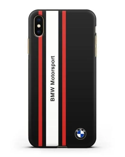 Чехол BMW Motorsport силиконовый для iPhone XS Max