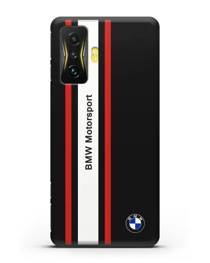 Чехол BMW Motorsport силиконовый для Xiaomi Poco F4 GT