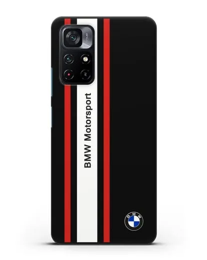 Чехол BMW Motorsport силиконовый для Xiaomi Poco M4 Pro 5G