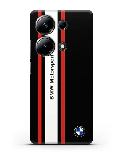 Чехол BMW Motorsport силиконовый для Xiaomi Poco M6 Pro