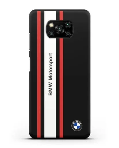 Чехол BMW Motorsport силиконовый для Xiaomi Poco X3