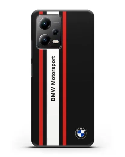 Чехол BMW Motorsport силиконовый для Xiaomi Poco X5