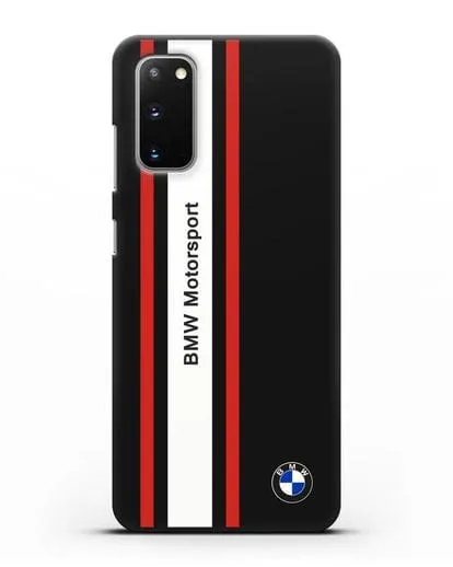 Чехол BMW Motorsport силиконовый для Samsung Galaxy S20 [SM-G980F]