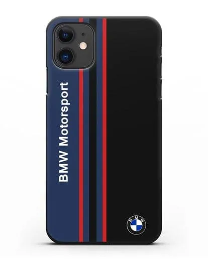 Чехол с надписью BMW Motorsport силиконовый для iPhone 11