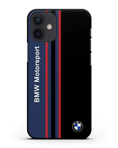 Чехол с надписью BMW Motorsport силиконовый для iPhone 12 mini