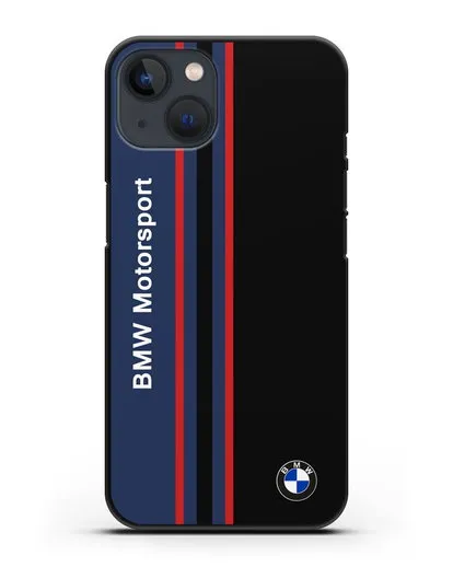 Чехол с надписью BMW Motorsport силиконовый для iPhone 13 Mini