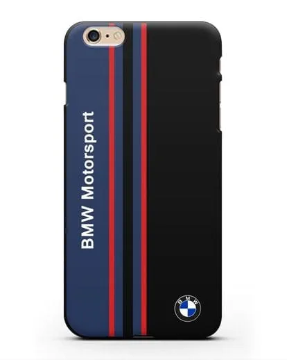 Чехол с надписью BMW Motorsport силиконовый для iPhone 6 Plus