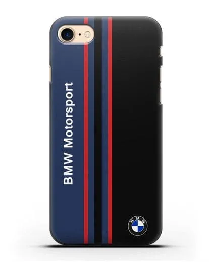 Чехол с надписью BMW Motorsport силиконовый для iPhone 7