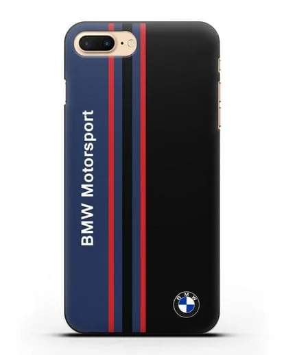 Чехол с надписью BMW Motorsport силиконовый для iPhone 8 Plus