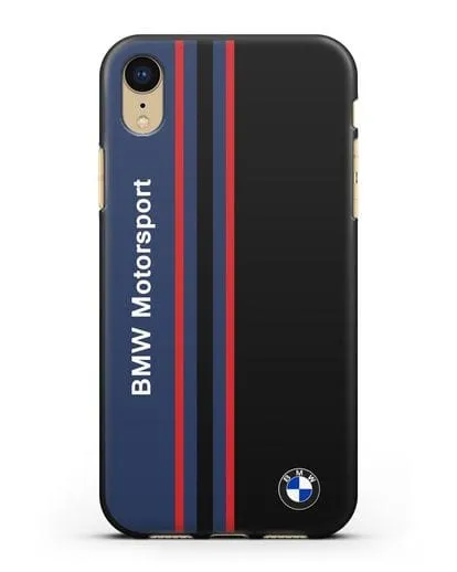 Чехол с надписью BMW Motorsport силиконовый для iPhone XR