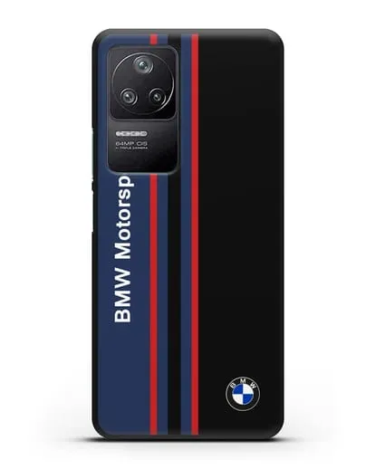 Чехол с надписью BMW Motorsport силиконовый для Xiaomi Poco F4