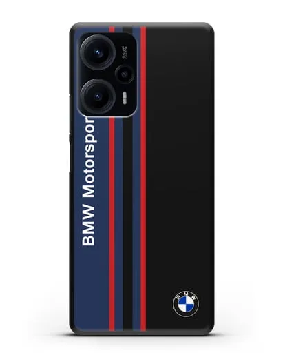 Чехол с надписью BMW Motorsport силиконовый для Xiaomi Poco F5