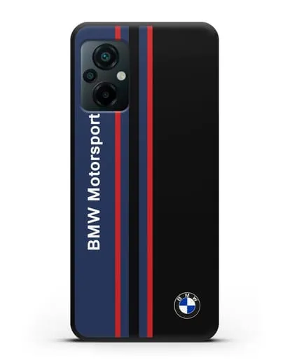 Чехол с надписью BMW Motorsport силиконовый для Xiaomi Poco M5