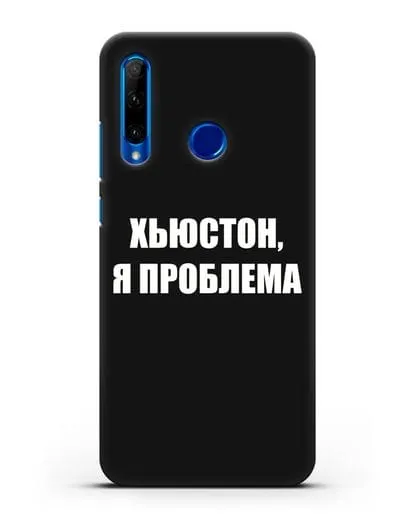 Чехол с надписью Хьюстон, я проблема силиконовый для Honor 10i