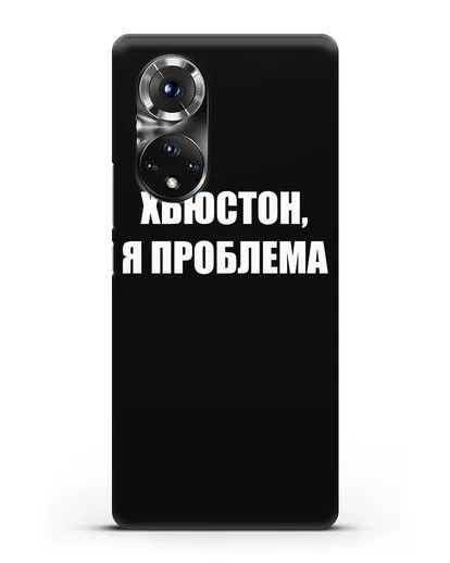 Чехол с надписью Хьюстон, я проблема силиконовый для Honor 50