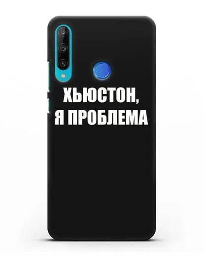 Чехол с надписью Хьюстон, я проблема силиконовый для Honor 9C