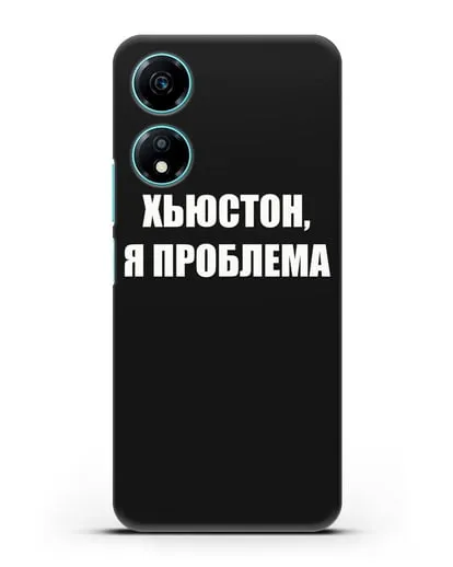 Чехол с надписью Хьюстон, я проблема силиконовый для Honor X5 Plus