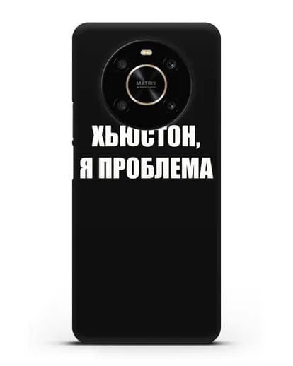 Чехол с надписью Хьюстон, я проблема силиконовый для Honor X9
