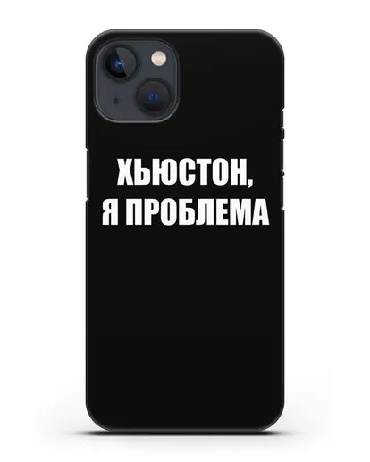 Чехол с надписью Хьюстон, я проблема силиконовый для iPhone 13 Mini