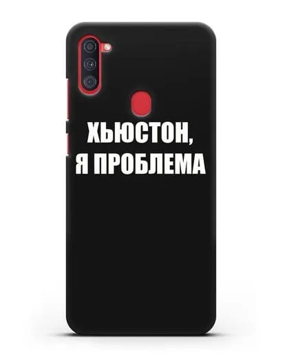 Чехол с надписью Хьюстон, я проблема силиконовый для Samsung Galaxy A11 [SM-A115F]